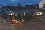 Při střetu dvou aut v Košicích na Táborsku zemřel mladý řidič.