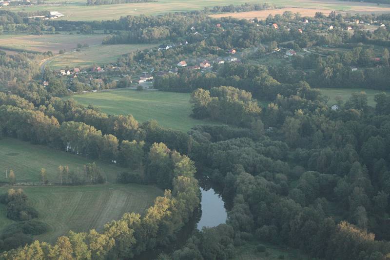 Soběslav z ptačího pohledu.