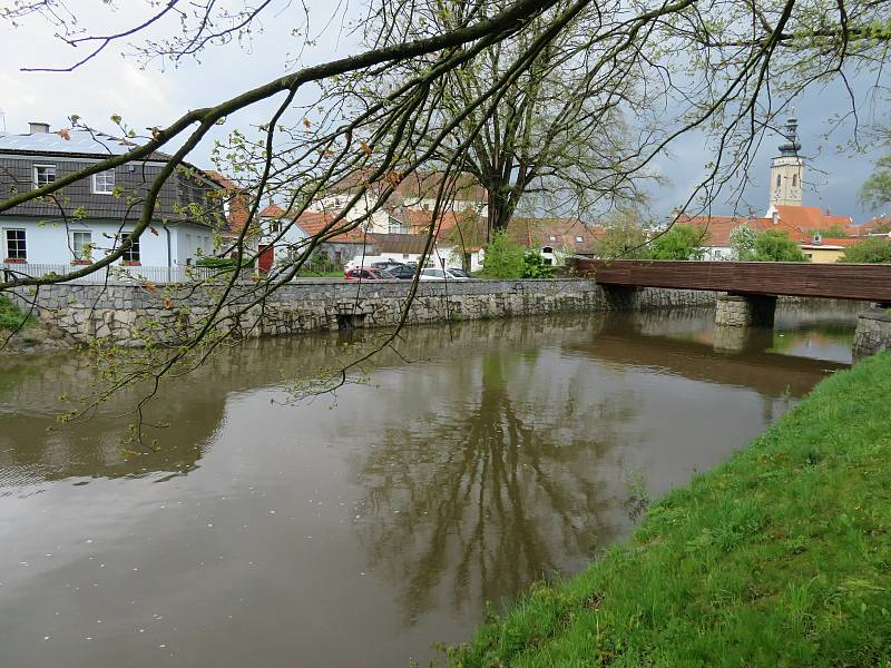 Lužnice, Nežárka a Černovický potok na Táborsku v pátek 14. května.