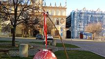 Místní ve Veselí nad Lužnicí mohli ozdobit lípu svobody a kochat se obřími dekoracemi.