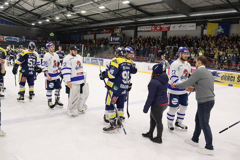 Pátý duel hokejové baráže o Chance ligu: Draci Pars Šumperk - HC Tábor 3:0