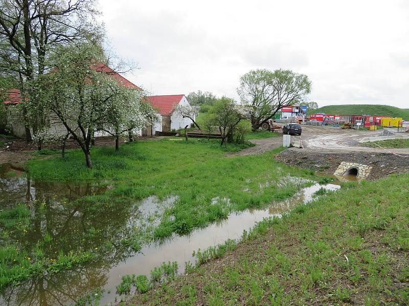 Lužnice, Nežárka a Černovický potok na Táborsku v pátek 14. května.