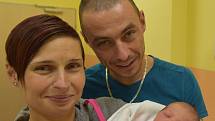 Sofie Novotná z Čenkova. Přišla na svět jako první dítě rodičů Lenky a Michala 2. ledna v 11.10 hodin. Po  narození vážila 2900 gramů a měřila 47 cm. 