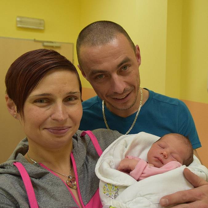 Sofie Novotná z Čenkova. Přišla na svět jako první dítě rodičů Lenky a Michala 2. ledna v 11.10 hodin. Po  narození vážila 2900 gramů a měřila 47 cm. 