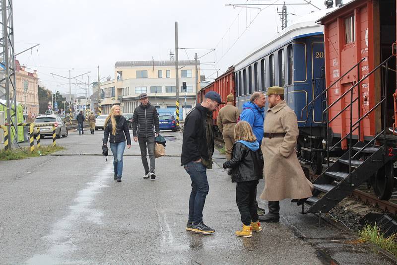 Legiovlak zavítal do Tábora. Připomněl sibiřskou anabázi našich vojáků.