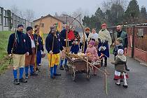 Na Velikonoční pondělí vyrazili do ulic Soběslavi na Táborsku krojovaní členové folklorního souboru Soběslavská chasa mladá.
