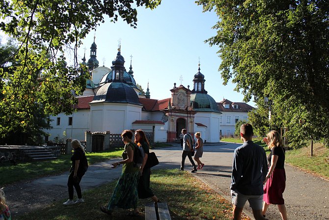 Slavnostní představení stezky Křížem krážem Klokoty v pátek 8. září 2023.