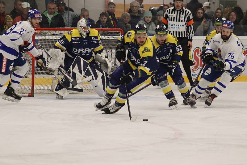 Pátý duel hokejové baráže o Chance ligu: Draci Pars Šumperk - HC Tábor 3:0