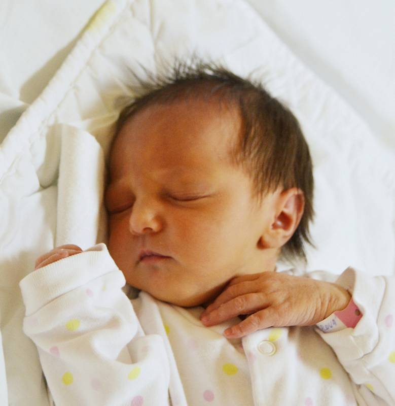 Tereza Severová z Bechyně. Na svět poprvé pohlédla 23. listopadu čtyři minuty po třetí hodině. Po narození vážila 3130 gramů, měřila 48 cm a už má sedmiletou sestřičku Nikolku.