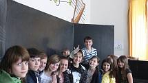S dětmi ze soběslavské školy Komenského jsme si povídali o UFO.