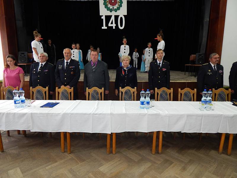 V sobotu 23. června oslavil Sbor dobrovolných hasičů Jistebnice už 140. výročí od založení sboru.