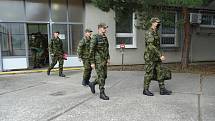Na nová místa nastoupilo u 15. ženijního pluku v Bechyni celkem 41 vojáků.