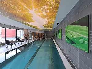 Wellness bazén a sauna Želeč už slouží veřejnosti více než měsíc. Zázemí představil Deníku starosta Ladislav Stejskal.