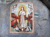 Tábor obnovil v Holečkových sadech obraz Panny Marie Klokotské.