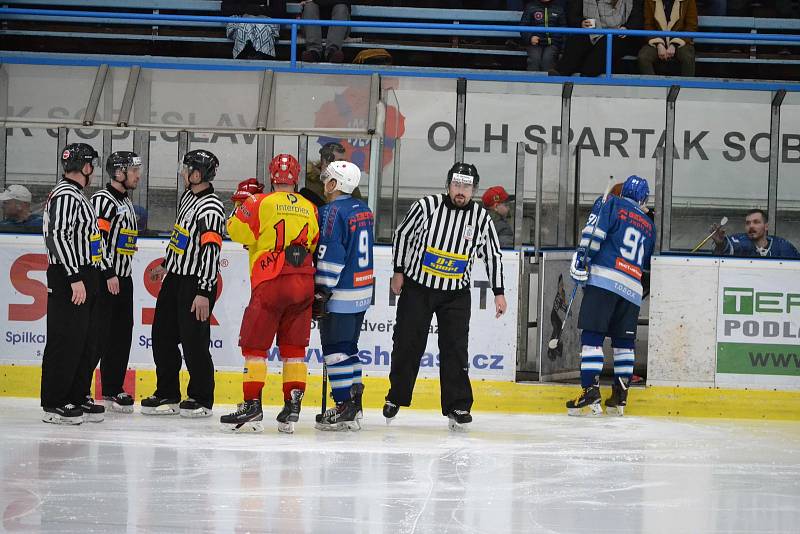 Nedělní utkání Soběslavi a Radomyšle skončilo vítězstvím domácího Spartaku v poměru 8:3.