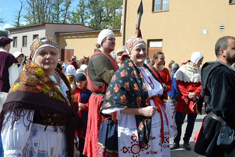 V neděli v Plané opět vítali knížete Václava a jeho družinu. 