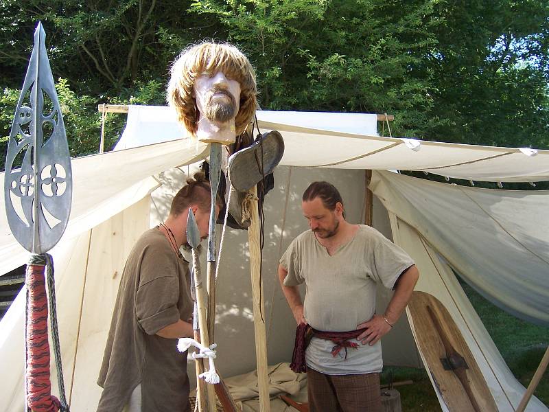 Návštěvníci festivalu se mohli seznámit s celou řadou historických řemesel.