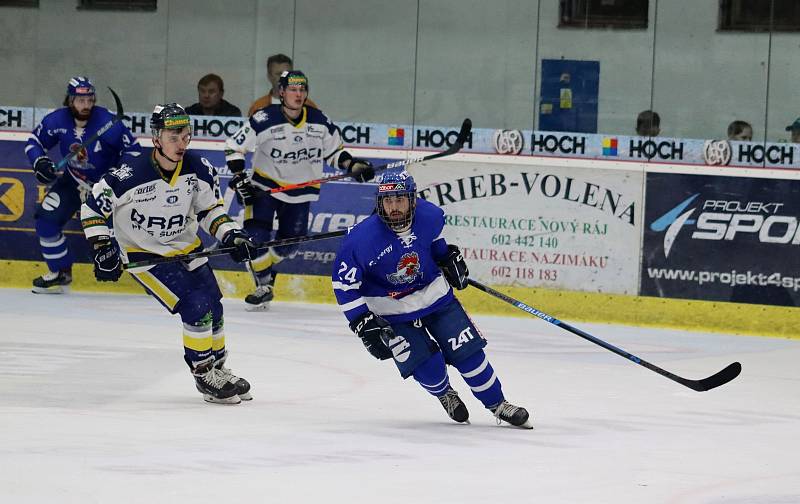 HC Tábor - Draci Pars Šumperk v nedělním třetím utkání baráže 5:4