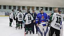 Postupový pátý zápas finále II. ligy: HC Tábor - Baník Příbram 3:0.