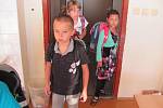 Škola - První školní den prožily i děti na Základní škole v Helsinské, Tábor