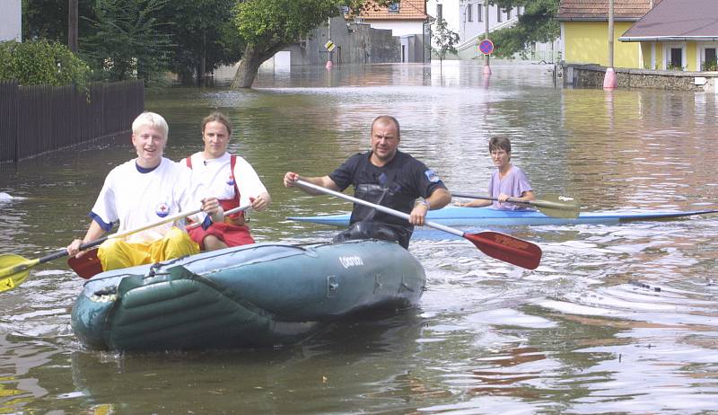 Povodně 2002 na Táborsku.