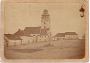 Nejstarší snímek města Bechyně z roku 1864.