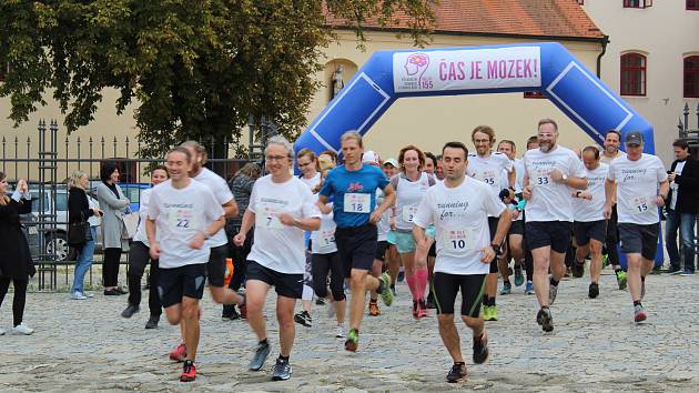 Účastníci semináře o mozkové mrtvici se ve čtvrtek zapojili do kampaně Čas je mozek.