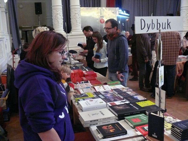 Mezinárodní festival malých nakladatelů Tabook v Táboře.