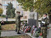 Vzpomínka 105. výročí založení Československa se konala v sobotu 28. října odpoledne u pomníku Národního osvobození na Křižíkově náměstí v Táboře.