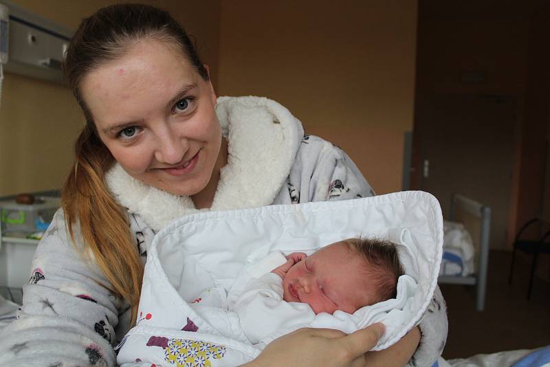 Posledním miminkem narozeným v Táboře v roce 2017 se stala Lucie Klocová.