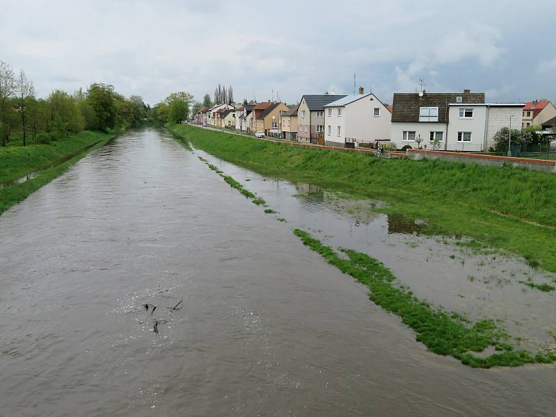 Lužnice, Nežárka a Černovický potok na Táborsku v pátek 14. května.