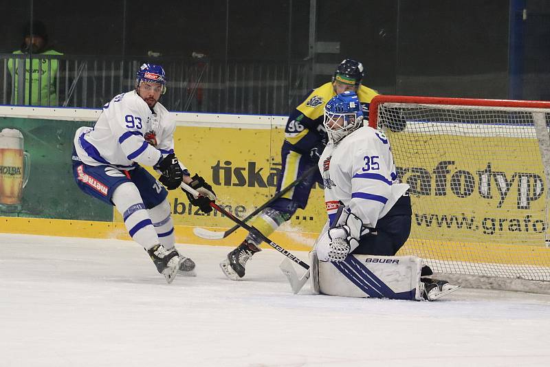 Pátý duel hokejové baráže o Chance ligu: Draci Pars Šumperk - HC Tábor 3:0