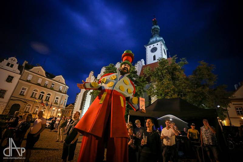 Táborský festival pouličního divadla Komedianti v ulicích.