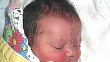 KRISTÝNA KUKAČOVÁ Z TÁBORA. Narodila se 7. října v 18.10 hodin s váhou 3710 g a mírou 52 cm. Doma má pětiletou sestřičku Emu. 