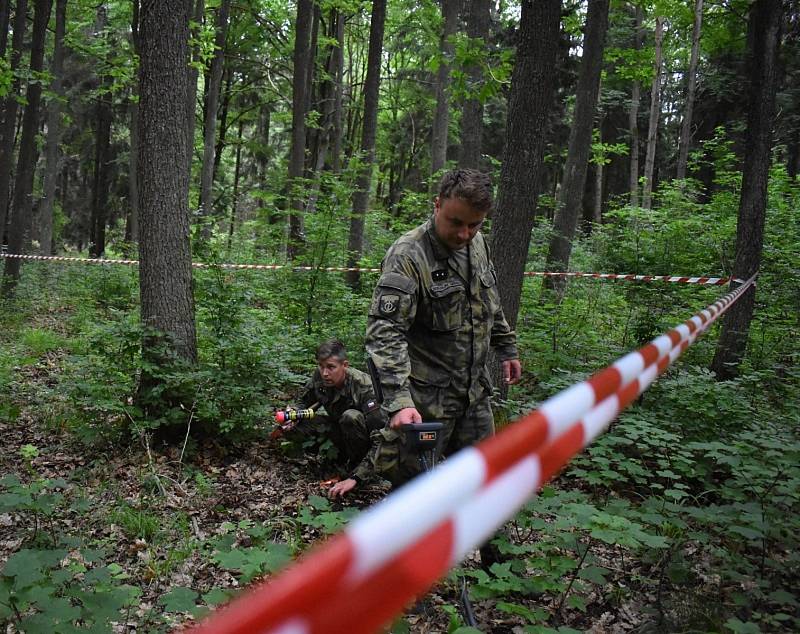 Pyrotechnická očista v chráněné krajinné oblasti Brdy opět pokračuje. Po nucené pauze kvůli onemocnění COVID-19 se do určených oblastí vrátili vojáci 15. ženijního pluku, kteří tady vyhledávají starou munici či její zbytky.