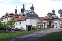 Barokní kostel v Klokotech.