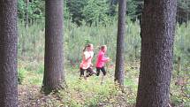 Dětská liga Táborska tuto sobotu pořádala již třetí ročník orientačního závodu v lese kolem Plánských pískoven.