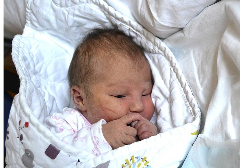 Ema Červená z Bechyně. Poprvé na svět pohlédla 30. října  ve 20.29 hodin. Po narození vážila 3850 gramů a měřila 52 cm. 