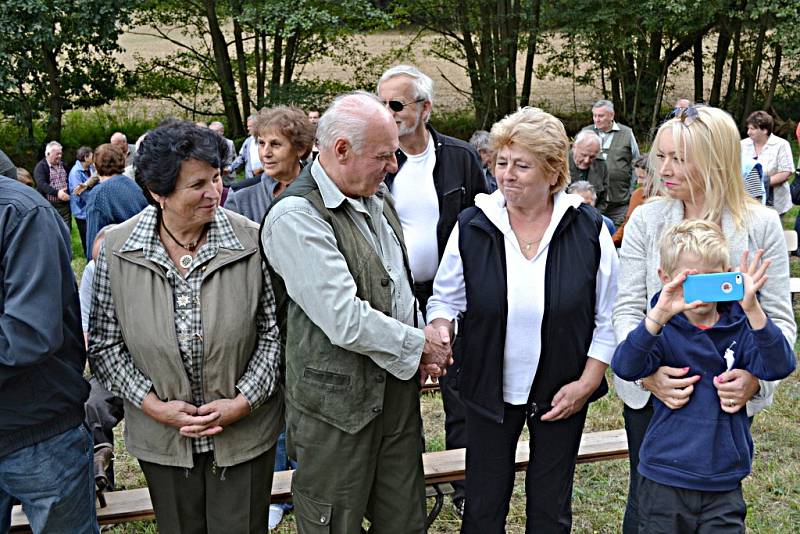 V Šebířově v sobotu vysvětili obraz svatého Huberta. 