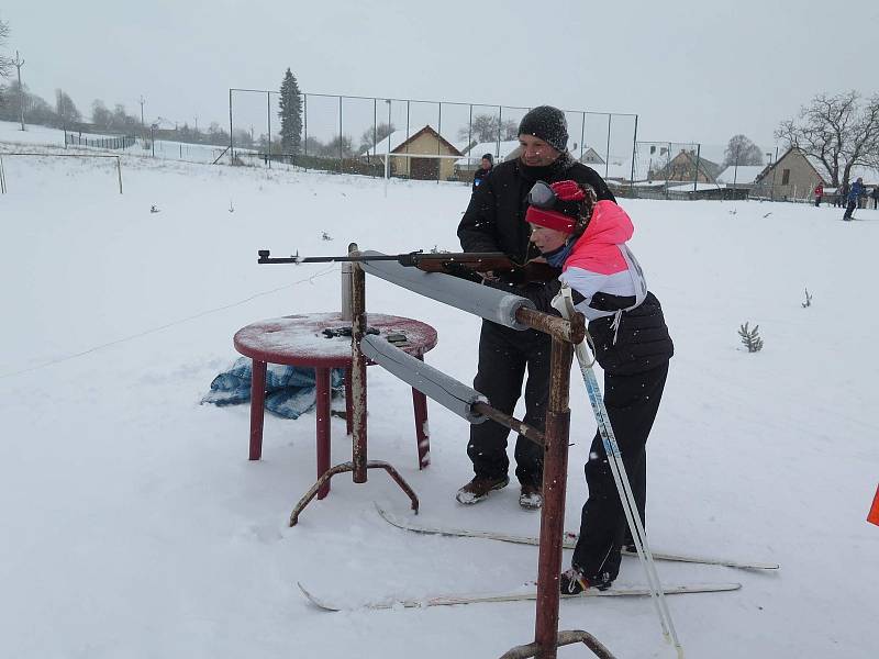 Děti si užily Nadějkovský biatlon 2019.