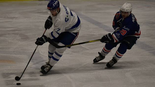 HC Děčín - HC Tábor v sobotním utkání 29. kola druhé hokejové ligy 0:4.