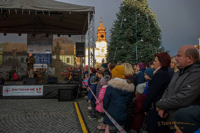 Rozsvícení vánoční stromečku ve Veselí nad Lužnicí