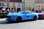 V Táboře si dali sraz majitelé automobilů Ford Mustang.