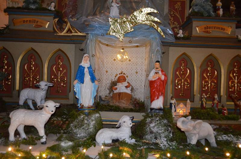 Tradiční vánoční zpívání v Hodušíně.