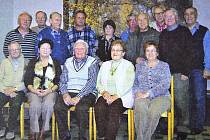 Členové rady Klubu vojenských důchodců Tábor z roku 2009.