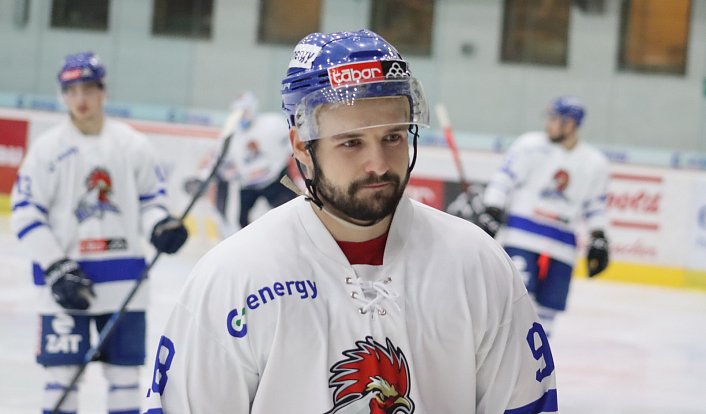 Táborský hokejista Tomáš Hajič.