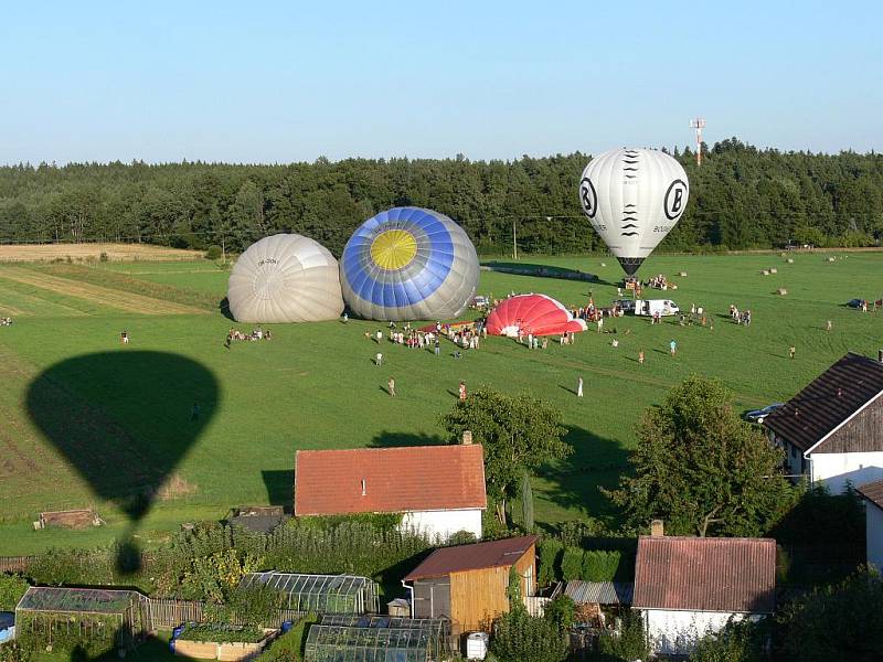 Podzimní sudoměřické balonové nebe 2011.