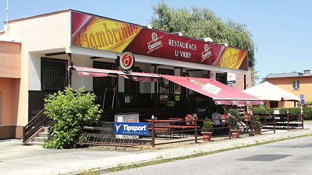 Na tomto místě - restaurace U vrby měla být žena přepadena a oloupena.