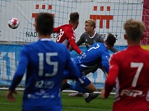 Fotbalisté Táborska deklasovali v 12. kole F:NL béčko Olomouce 6:2.