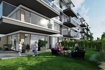 V místní části Klokoty má už v roce 2024 začít první etapa výstavby bytového komplexu rezidence Klokoty.